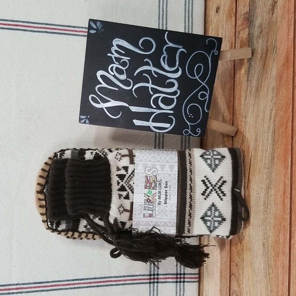 Luk-Ees by Muk LUKS Slipper Socks Sox